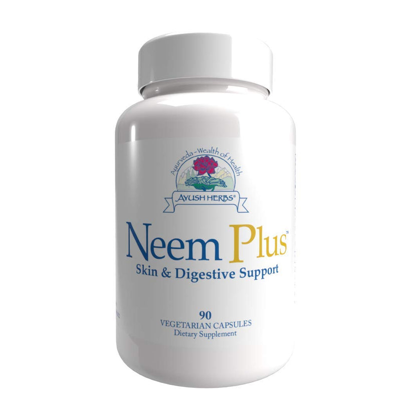 Ayush Herbs Neem Plus Herbal Supplement, 90 Capsules 1 - NewNest Australia