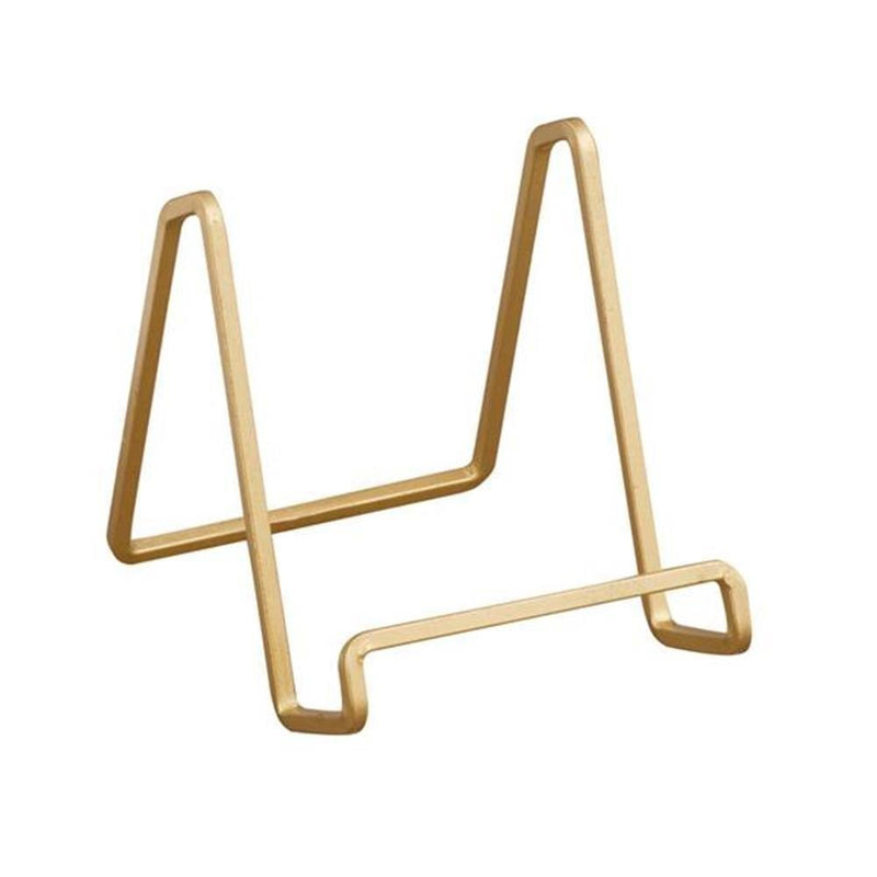 NewNest Australia - TRIPAR 50226 6.5 Inch Gold Color Metal Square Wire Stand 