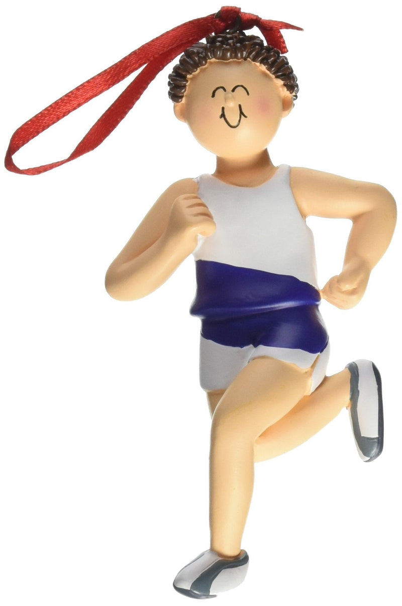 NewNest Australia - Ornament Central OC-165-MBR Male Runner Figurine 