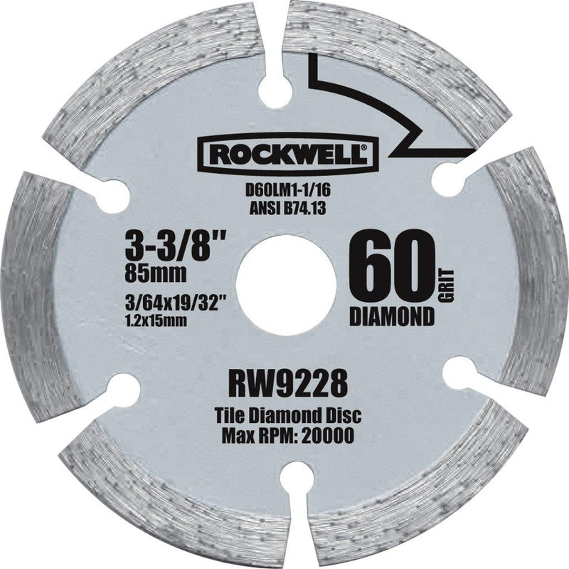 Rockwell RW9228 VersaCut 3-3/8-inch Diamond Grit Circular Saw Blade - NewNest Australia