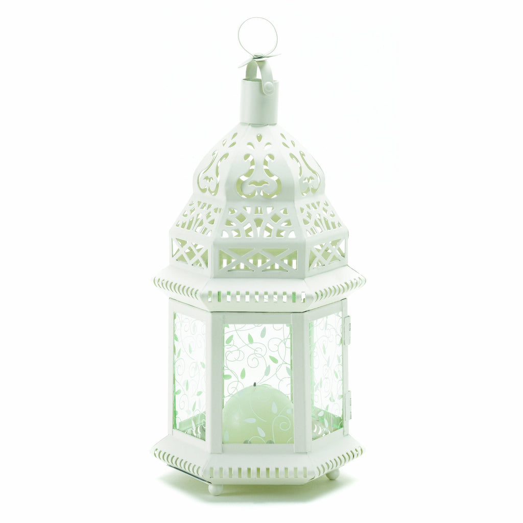 NewNest Australia - Malibu Creations White Moroccan Lantern 