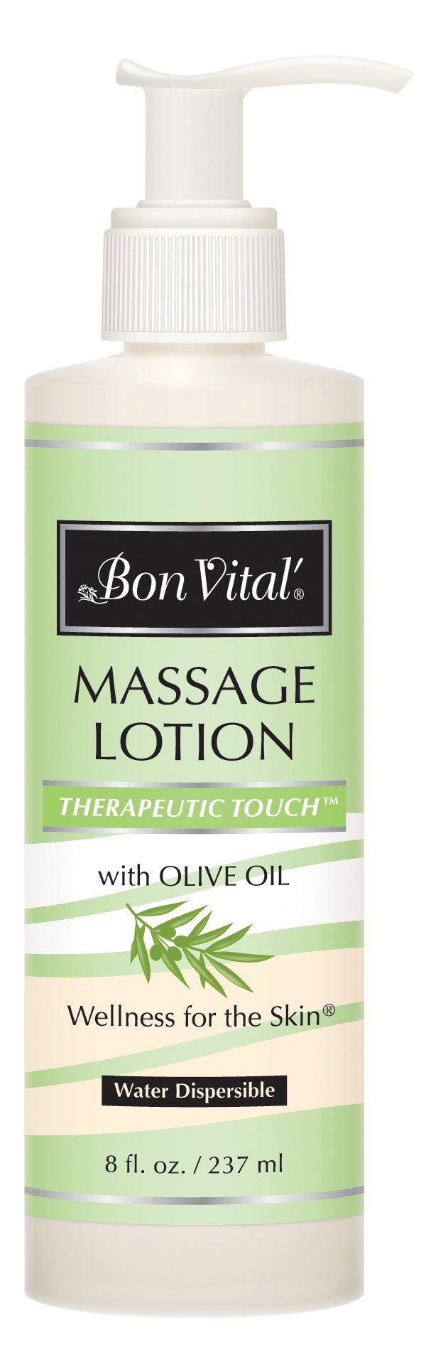 Bon Vital' Therapeutic Touch Massage Lotion Made with Olive Oil to Repair Dry Skin & Soothe Sore Muscles, Best Skin Therapy Lotion, Moisturizes Skin During Massages for Smooth, Soft Skin, 8 Oz Bottle - NewNest Australia