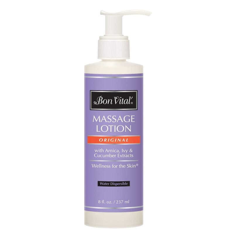 Bon Vital' Original Massage Lotion for a Versatile Massage Foundation to Relax Sore Muscles & Repair Dry Skin, Lightweight, Non-Greasy Formula to Moisturize and Repair Dry Skin, 8 Oz Pump Bottle - NewNest Australia
