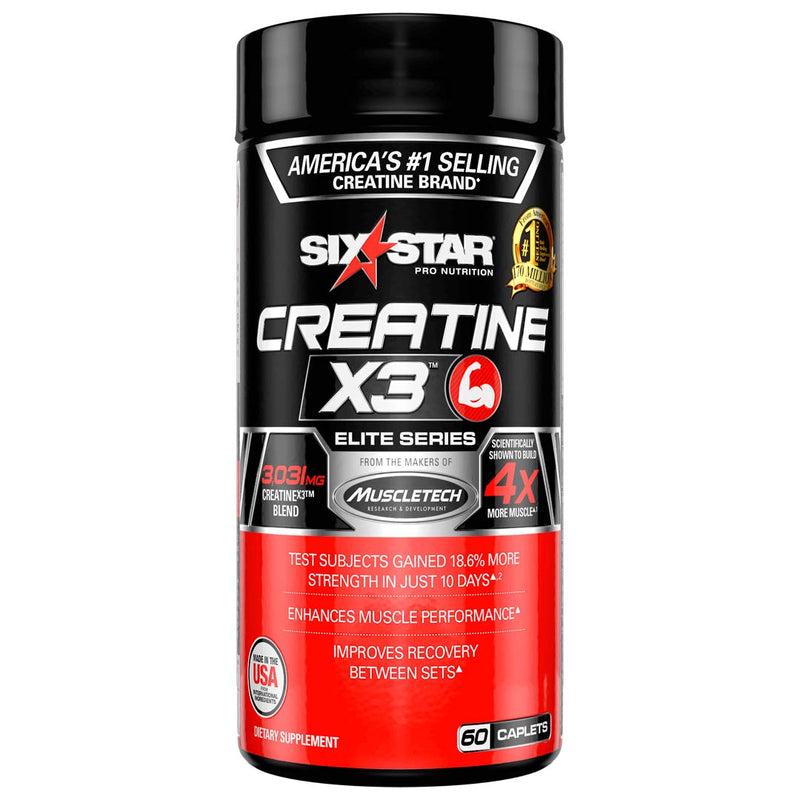 Creatine Pills | Six Star Post Workout X3 Creatine Capsules | Creatine Monohydrate Blend | Muscle Recovery & Muscle Builder for Men & Women | Creatine Supplements | Creatina Monohidratada, 20 Servings - NewNest Australia