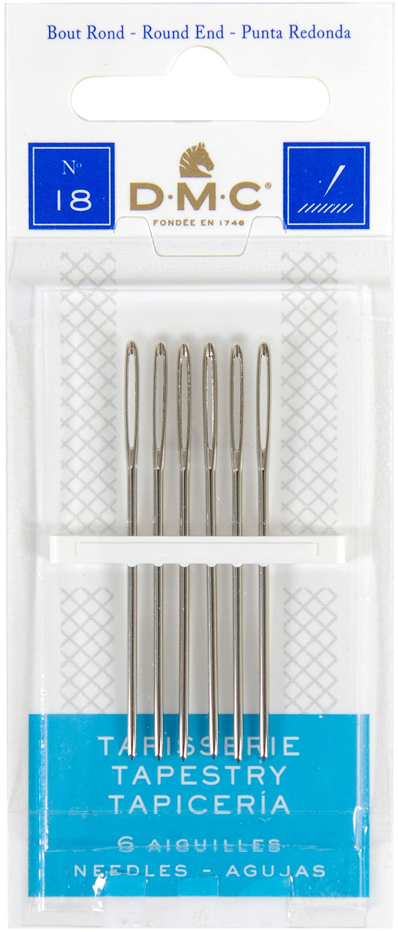DMC 1767-18 Tapestry Hand Needles, 6/pkg, Size 18 - NewNest Australia