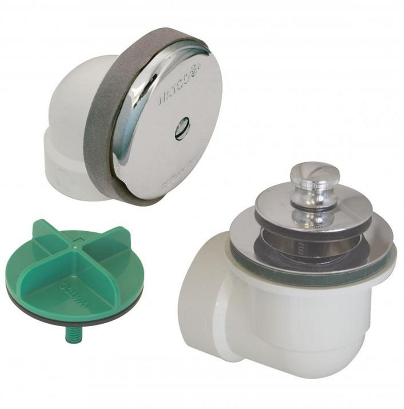 Watco Manufacturing 901-LT-PVC-CP 1.5-Inch Schedule 40 PVC Piping Innovator Lift and Turn Bath Waste Half Kit, Chrome Plated - NewNest Australia