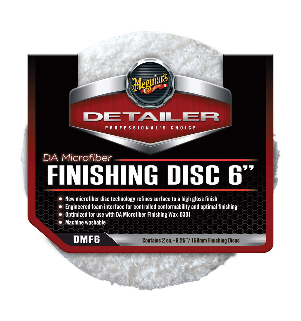 Meguiar's DMF6 DA 6" Microfiber Finishing Disc, 2 Pack - NewNest Australia