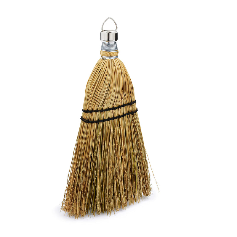 Rubbermaid Commercial 12 Inch Corn Whisk Broom, Yellow, Flagged Natural Bristles for Multi-Surface Sweeping, Remove Dirt and Debris from Porches, Floors Decks, Driveways, Sidewalks - NewNest Australia