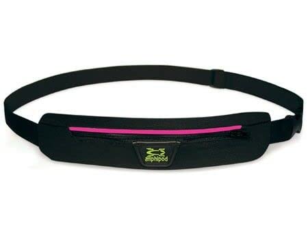 Amphipod Airflow Microstretch Belt Black With Pink Reflective - NewNest Australia