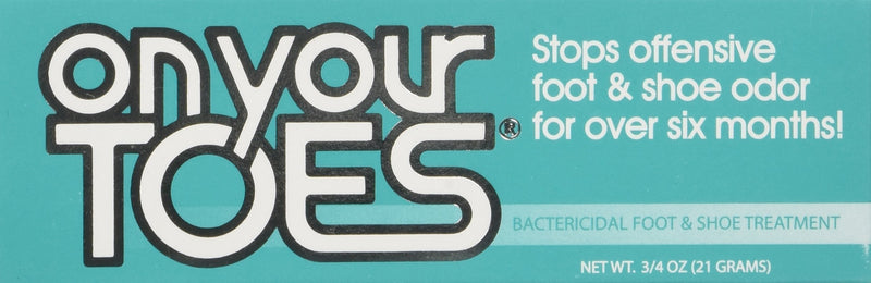 On Your Toes Foot Bactericide Powder - Eliminates Foot Odor for Six Months, 21 grams (One Pack) - NewNest Australia