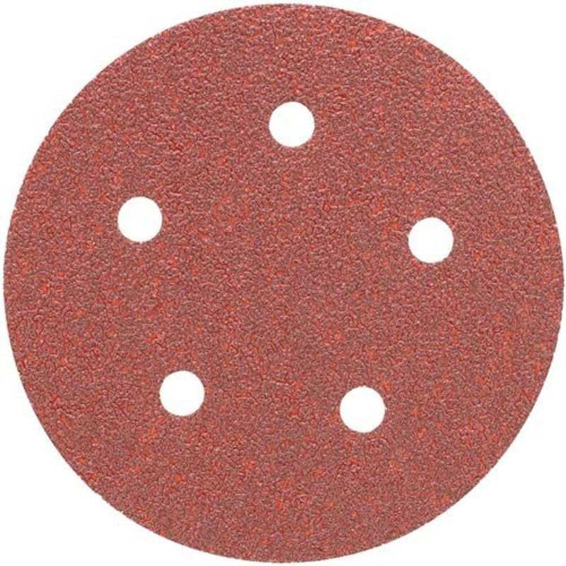 PORTER-CABLE 725500625 5-Inch 5 Hole 60g PSA Aluminum Oxide Disc, 25-Pack - NewNest Australia