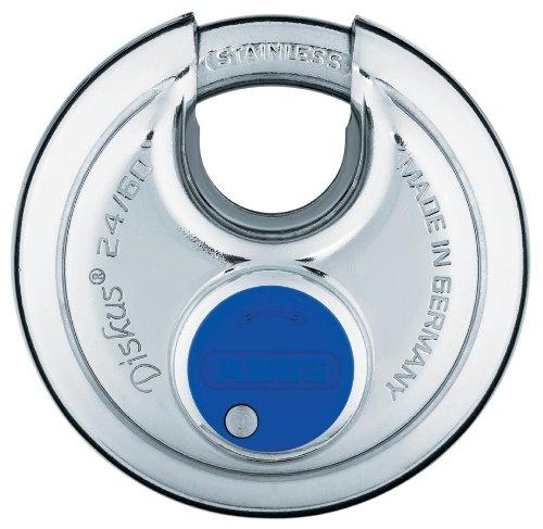 ABUS 24IB/60 Discus Padlock with Stainless Steel Shackle, Keyed Different - NewNest Australia