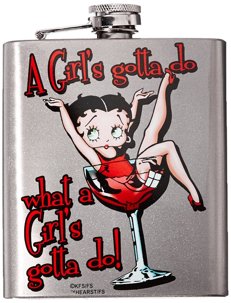 NewNest Australia - Betty Boop A Girls Gotta Do Hip Flask (15686) 