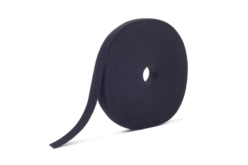 VELCRO Brand Cut to Length Straps 25 Yards x 3/4" Wide Width for Strength and Durability Double Sided Self Gripping Roll, Black, 189645 3/4" x 25 Yard - NewNest Australia