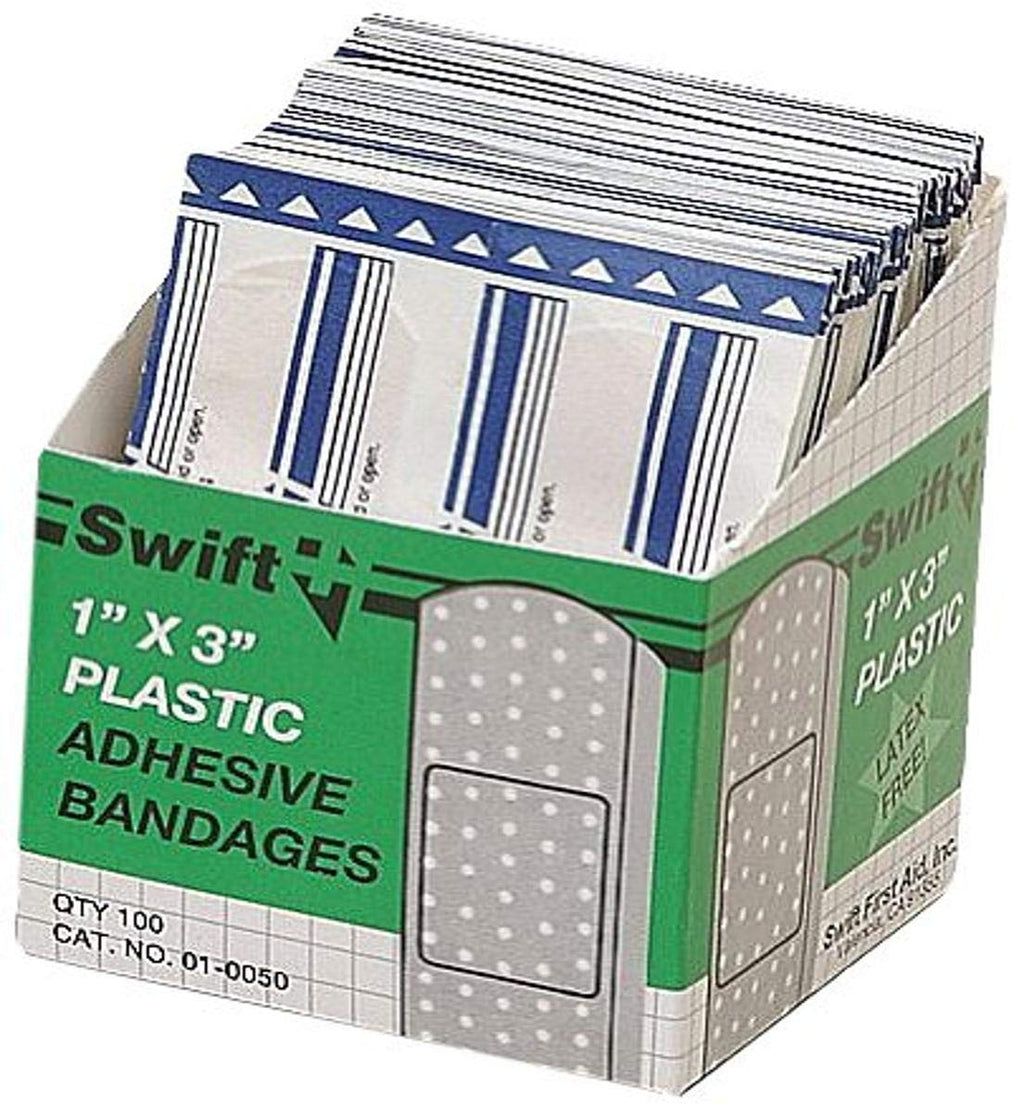 North by Honeywell 010050 Plastic Strips, 1-Inch x 3-Inch, 100 per box - NewNest Australia