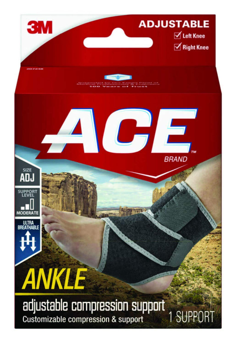 ACE Adjustable Ankle Support, Provides Support & Compression to Arthritic and Painful Ankle Joints - NewNest Australia