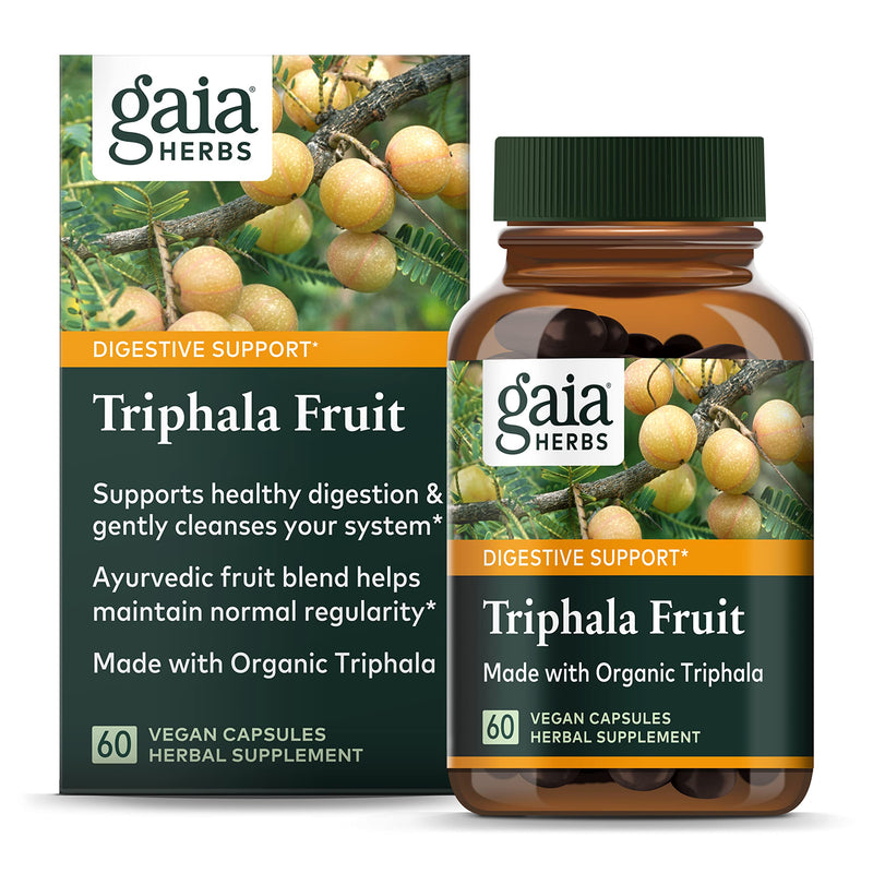Gaia Herbs Triphala Fruit Capsules, 60 Count Standard Packaging - NewNest Australia