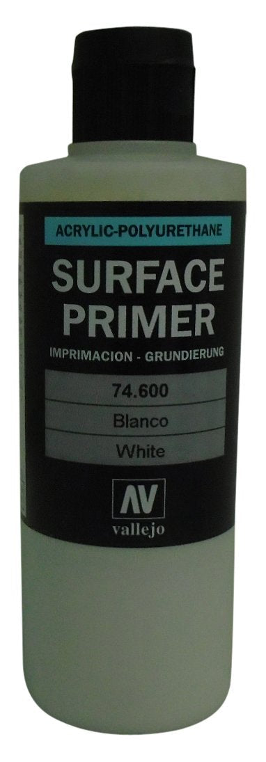 Vallejo White Primer Acrylic Polyurethane, 200ml - NewNest Australia
