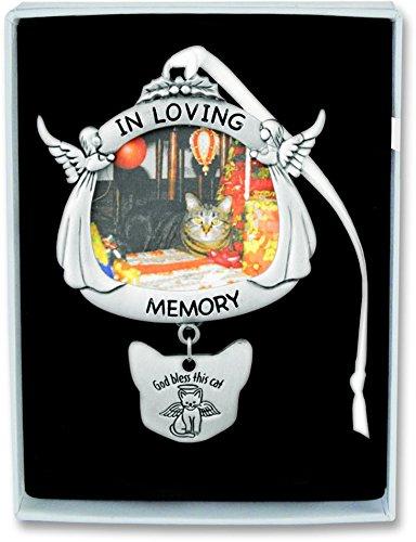 NewNest Australia - Cathedral Art CO736 in Loving Memory Angel Cat Frame Plaque with Hanger, 4-Inch High 