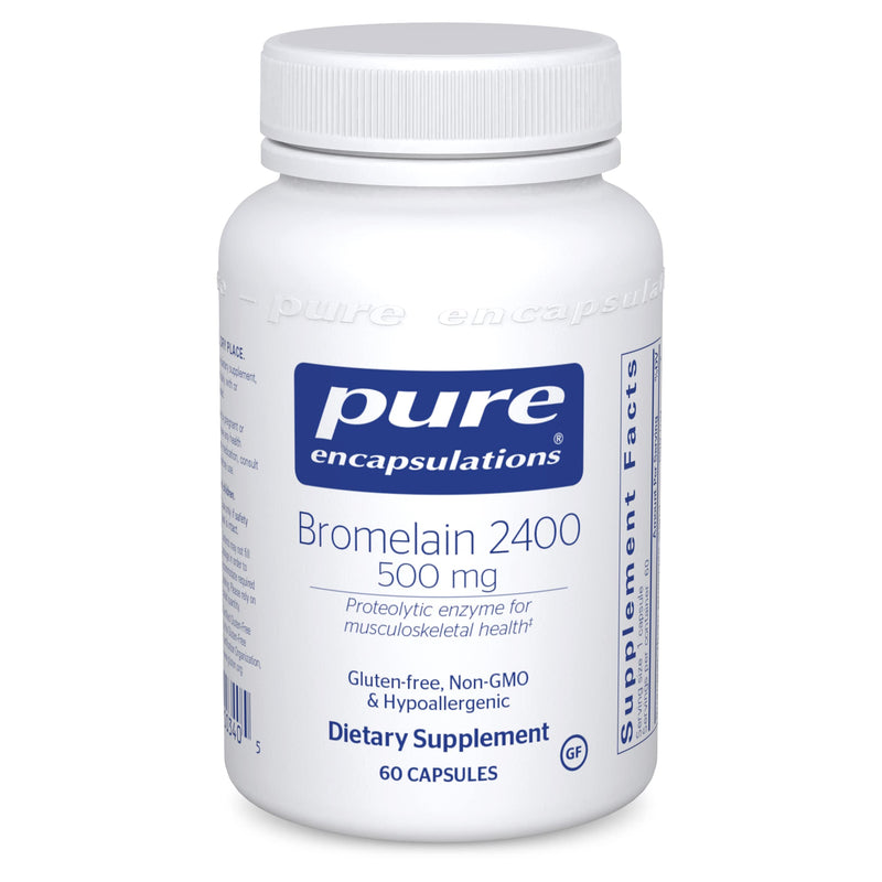 Pure Encapsulations Bromelain 2400 | 500 mg Supplement for Immune and Digestive Support, Enzymes, Joints, Muscle Recovery, and Bone Health* | 60 Capsules 60 Count (Pack of 1) - NewNest Australia