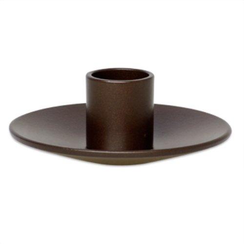 NewNest Australia - Northern Lights Candles ,  Taper Holder Small Single, Bronze 