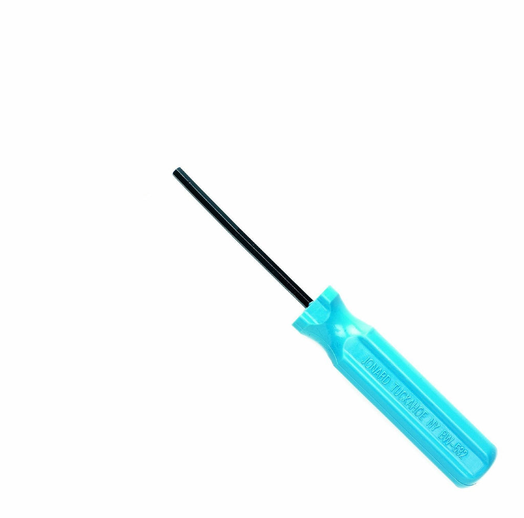 Jonard BW-532-3 Hex Booth Wrench Tamperproof Screwdriver, 5/32" Head, 6" Length 1" Handle, 6" Length - NewNest Australia