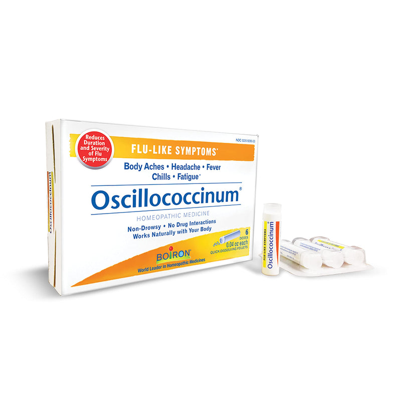 Boiron Oscillococcinum Doses Homeopathic Medicine for Flu-Like Symptoms, 0.04 Oz, 6 Count 6 Count (Pack of 1) - NewNest Australia