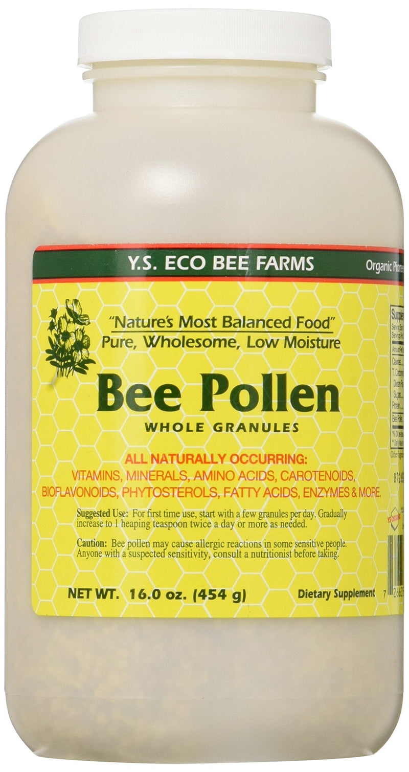 Bee Pollen - Low Moisture Whole Granulars YS Eco Bee Farms 16 oz Granular - NewNest Australia