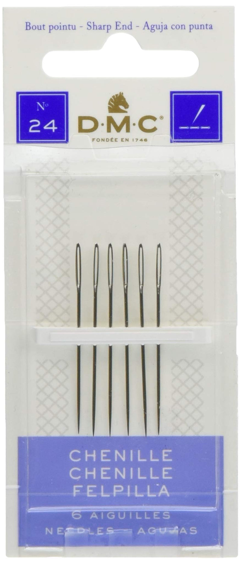 DMC Chenille Hand Needles, Size 24 6/Pkg - NewNest Australia