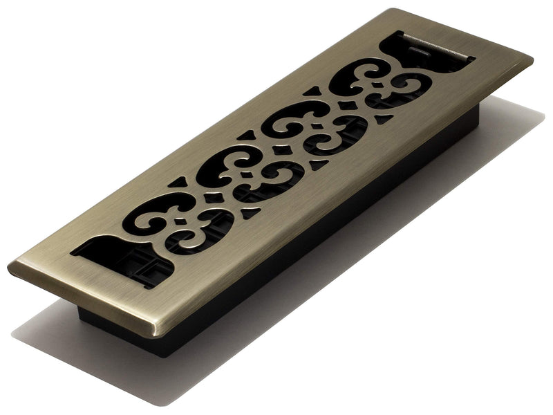 Decor Grates SPH210-A Classic Collection Decor Design Floor Register, 2x10 Inches, Antique Brass 1 Pack - NewNest Australia