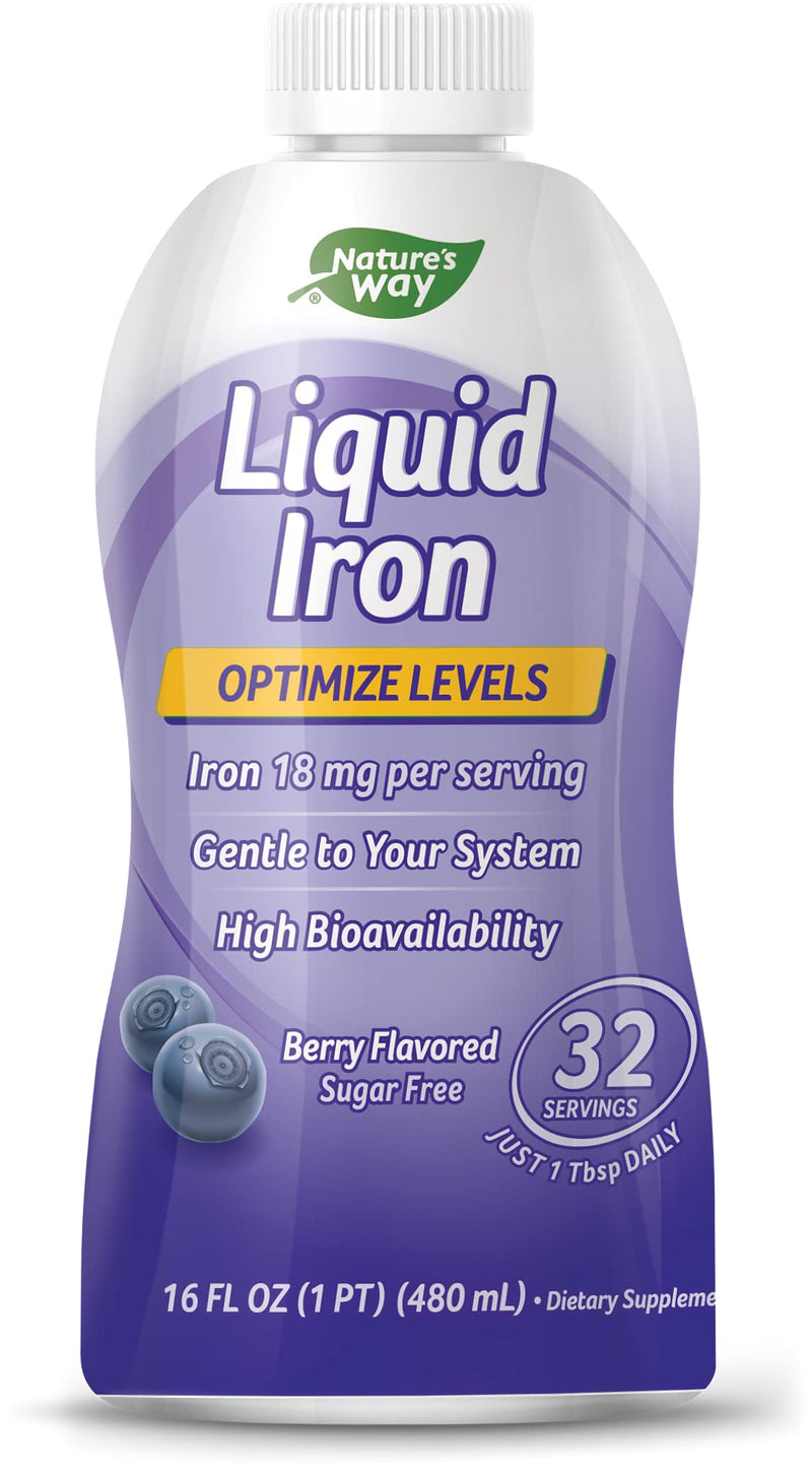 Liquid Mineral Supplement, Iron, Natural Berry, 16 Ounce 16 Fl Oz (Pack of 1) - NewNest Australia