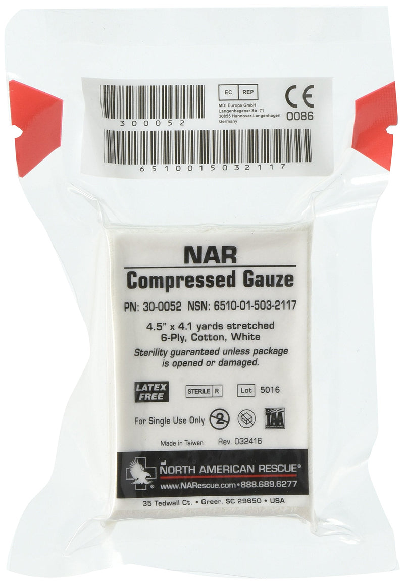 NAR Compressed Gauze, White - NewNest Australia