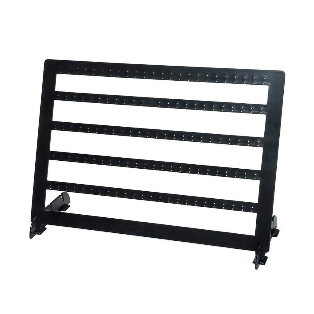 NewNest Australia - Darice 2025-444, Black, Earring Display: Plastic, 9.5 x 13.25 Inches 5 Tier 