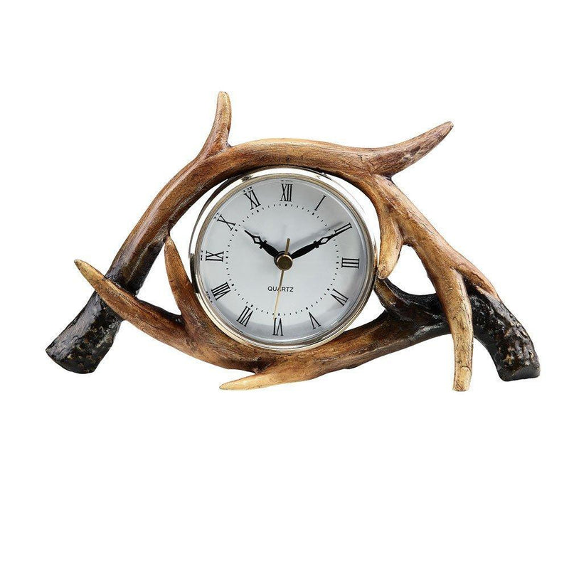 NewNest Australia - SPI Home Antler Table Clock 