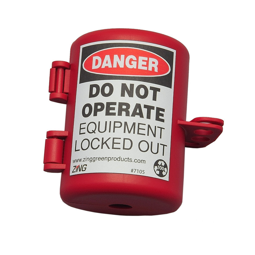 ZING 7105 RecycLockout Lockout Tagout, Small Plug Lockout, Recycled Plastic 1-Pack - NewNest Australia