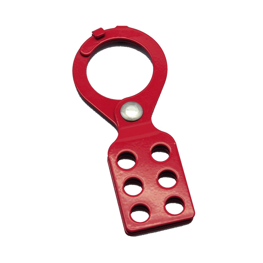 ZING 7107 RecycLockout Lockout Tagout Hasp, 1.5 Inch Steel with Tabs 1-1/2 inches Inside Jaw Diameter - NewNest Australia
