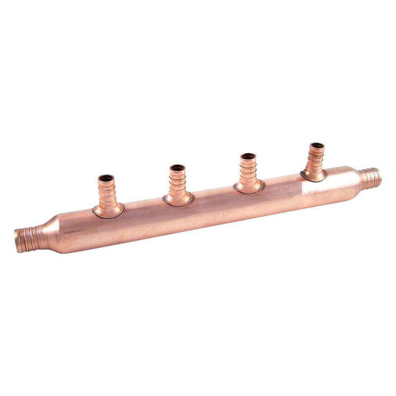 SharkBite 22786 Port Open Copper Manifold With Barb Branches, Brass, 1-Inch x 3/4-Inch - NewNest Australia