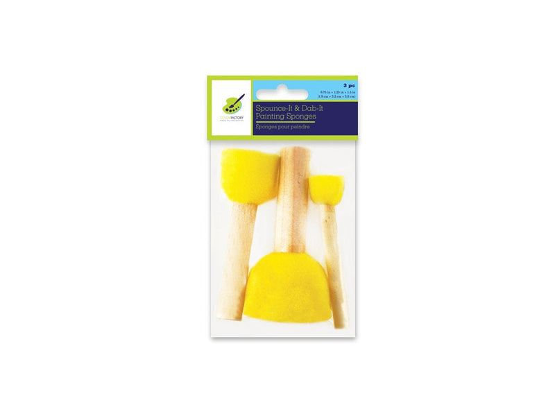 Multicraft Imports Color Factory GB324 Spouncer/Dabber, 3 Per Package - NewNest Australia