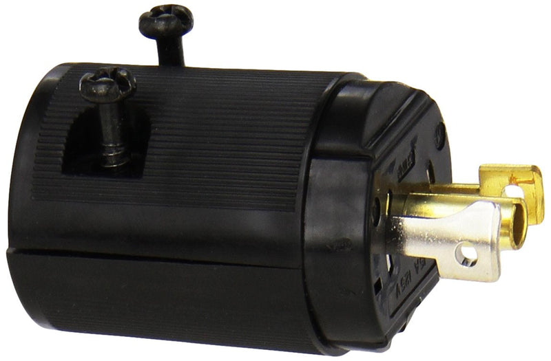 Hubbell HBL7594V Locking Plug, Midget 15 amp, 125V, Ml-2P - NewNest Australia