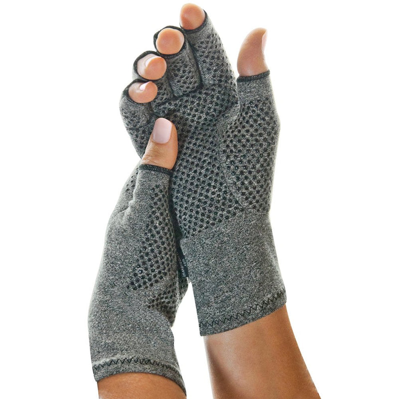 IMAK Compression Active Gloves, Large – Arthritis, Fibromyalgia, Neuropathy, Joint Pain, & Rheumatoid Support – Fingerless Compression Gloves - All Day Support - NewNest Australia