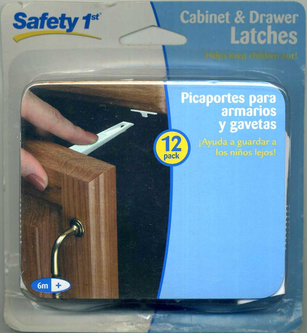 Safety 1 St Cabinet & Drawer Latches 12 Pack - NewNest Australia