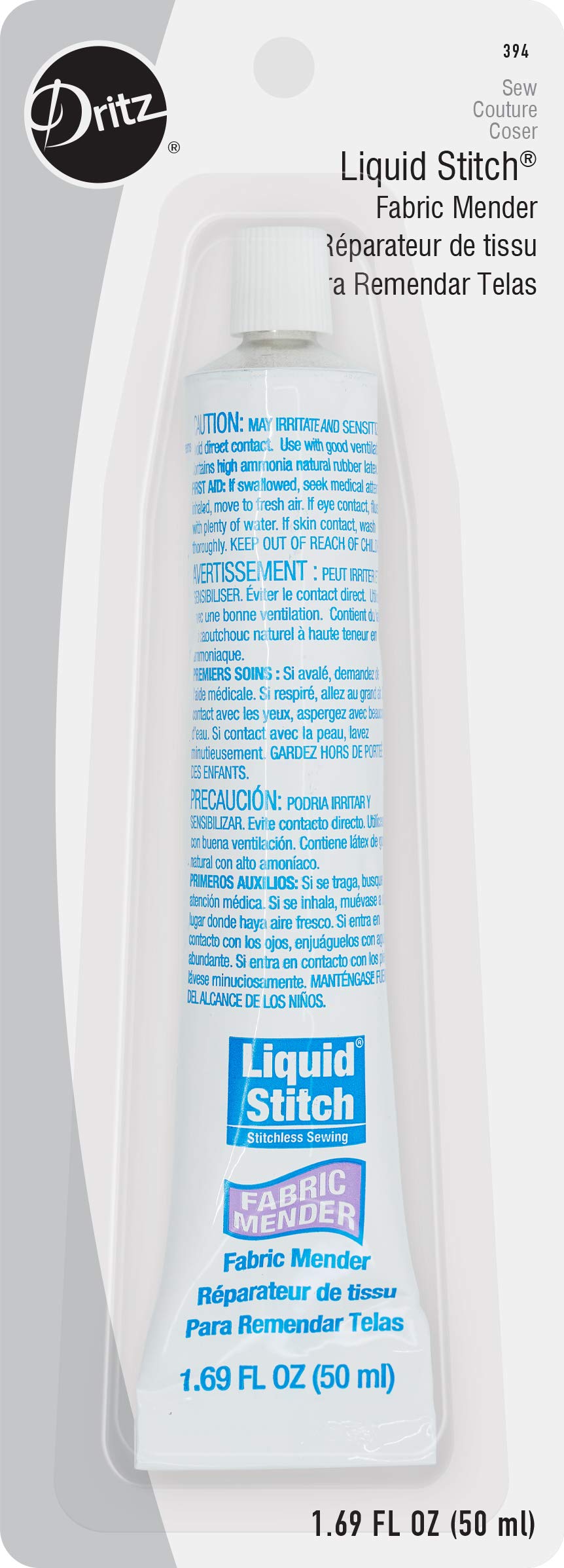 Dritz Liquid Stitch Fabric Mender, 1.69-Fluid Ounce, Clear Fabric Mender Liquid Stitch - NewNest Australia