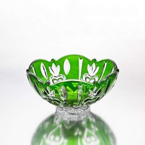 NewNest Australia - Fine Crystal Accent Bowl, Green 