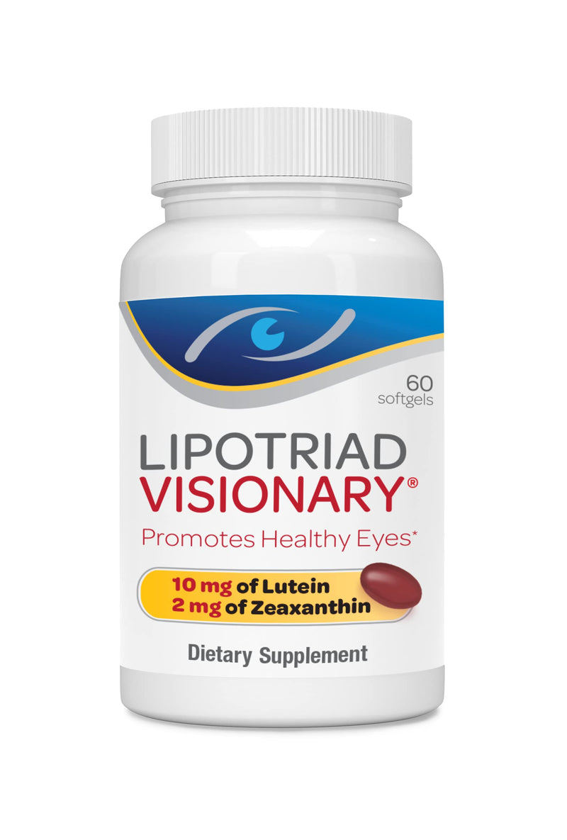 Lipotriad Visionary Eye Vitamin and Mineral Supplement with AREDS2® Ingredients in Our own Custom Formula, 60 Count 60 Count (Pack of 1) - NewNest Australia
