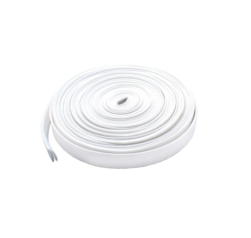 Bias Tape ~ 1/2" Wide Double-fold Bias Tape ~ White Poly Cotton (10 Yards/Pack) - Made in USA - NewNest Australia