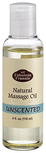 Fabulous Frannie Massage Oil Unscented 4oz Natural A Base Oil for Aromatherapy, Essential Oil or Massage use. Made with Safflower, Grapeseed, Sweet Almond and More - NewNest Australia