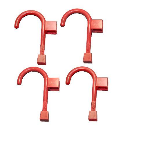 NewNest Australia - Global Door Controls Universal Hooks in Chili Pepper Red 