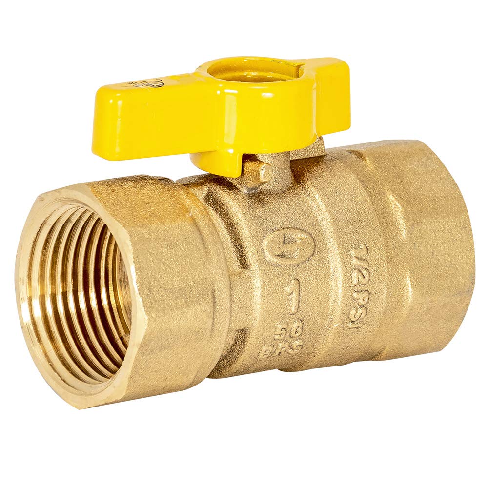 EZ-FLO 60013 Brass Gas Ball Valve with 1/4-Turn Handle, 1" FIP - NewNest Australia