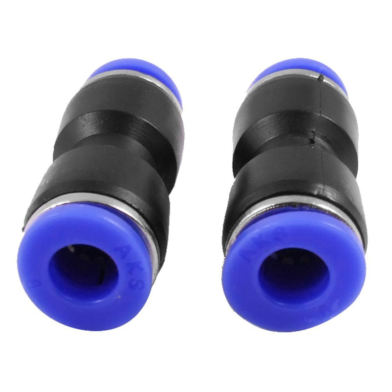 Uxcell 5 Piece 6mm to 6mm One Touch Piping Joint Quick Fittings - NewNest Australia