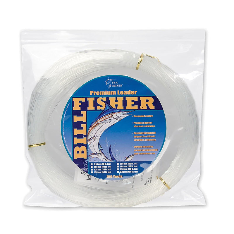 Billfisher Leader Coil | Exceptional Strength | Superior Construction | Made for Saltwater Use | Monofilament Fishing Leader Line | Abrasion Resistant 250 lb, 1.80mm - NewNest Australia